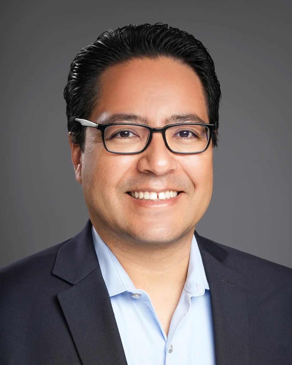 Professional men’s headshot on Murphy Avenue in Sunnyvale, California.