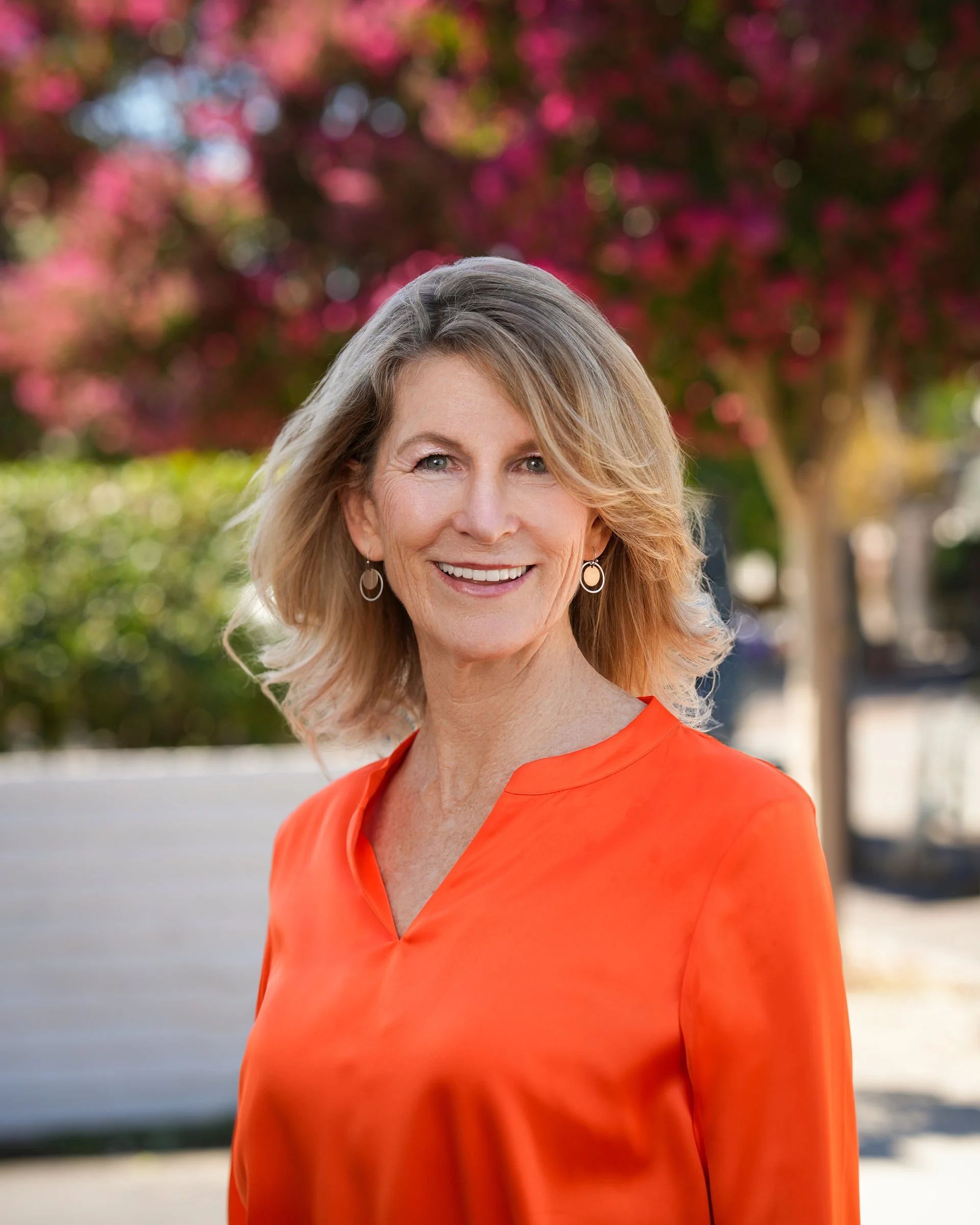 Outdoor headshot on Murphy Avenue in Sunnyvale, California by Pacifica Studio.