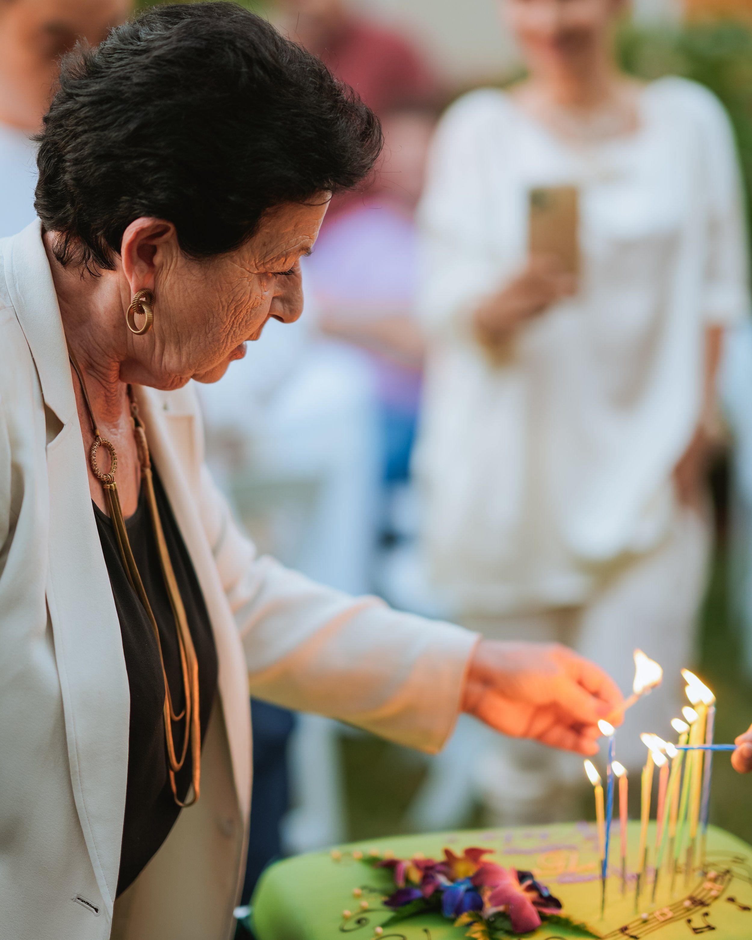 Birthday cake setup at a Santa Clara party in California